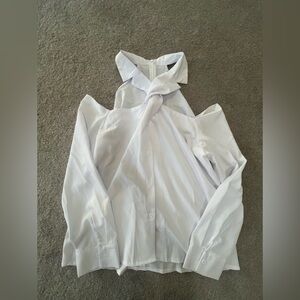 Women Blouse with cutout shoulder